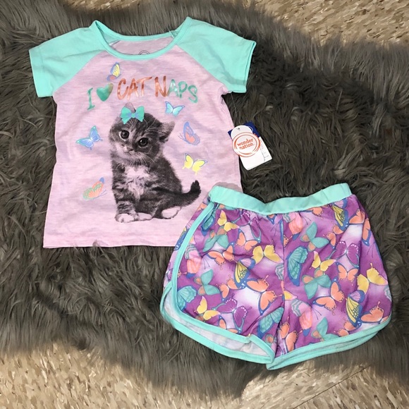 Wonder Nation Pajamas Girls Set - Picture 1 of 5